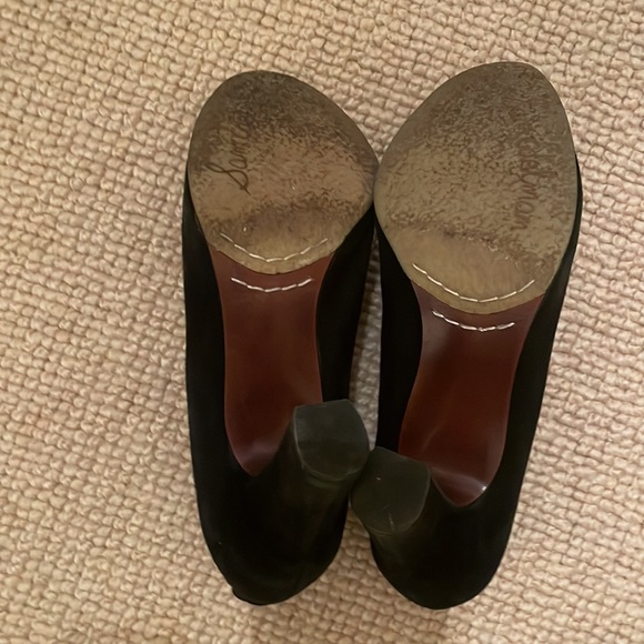 Sam Edelman women’s size 6 black suede bootie heels - Picture 4 of 7